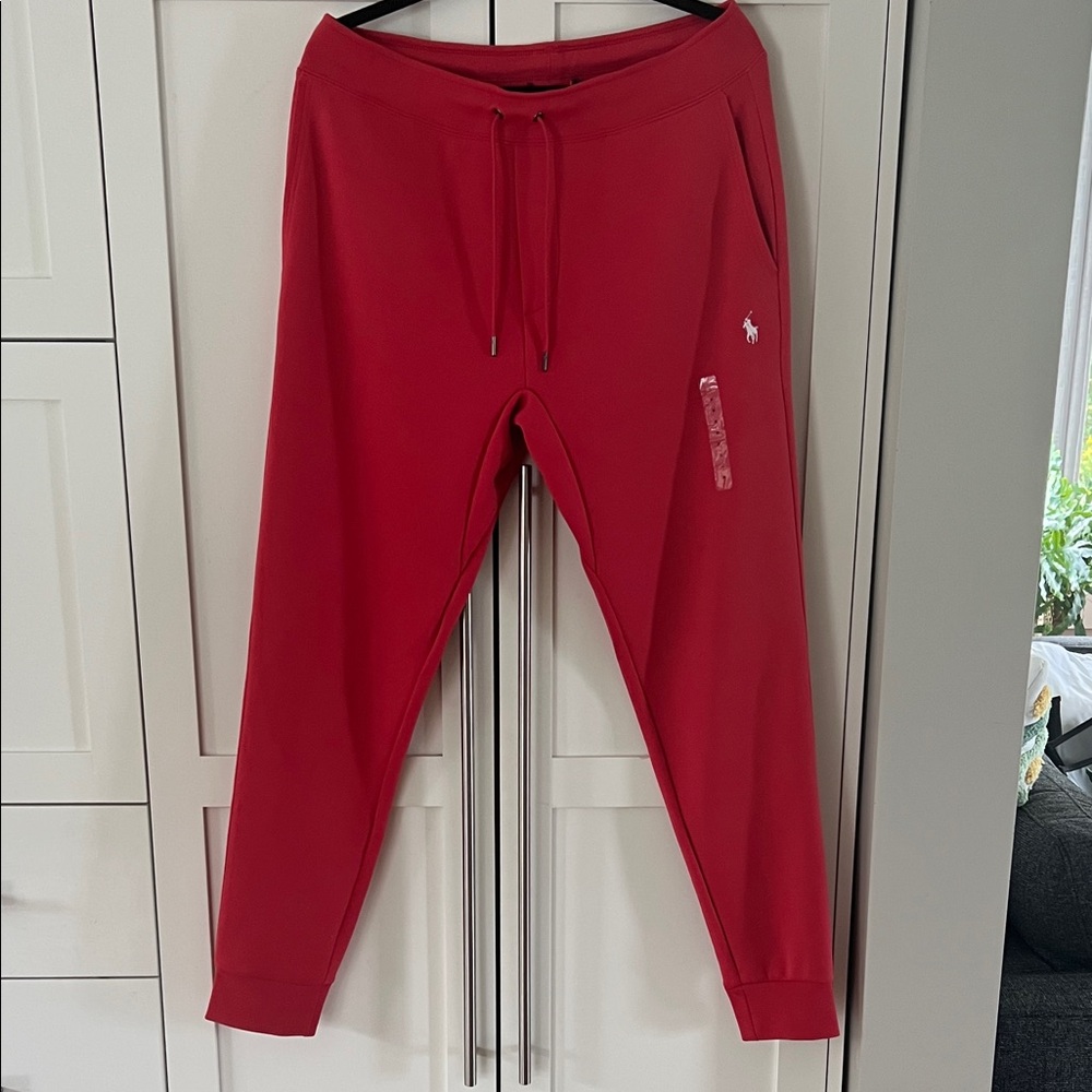 Polo by Ralph Lauren Red Track Pants